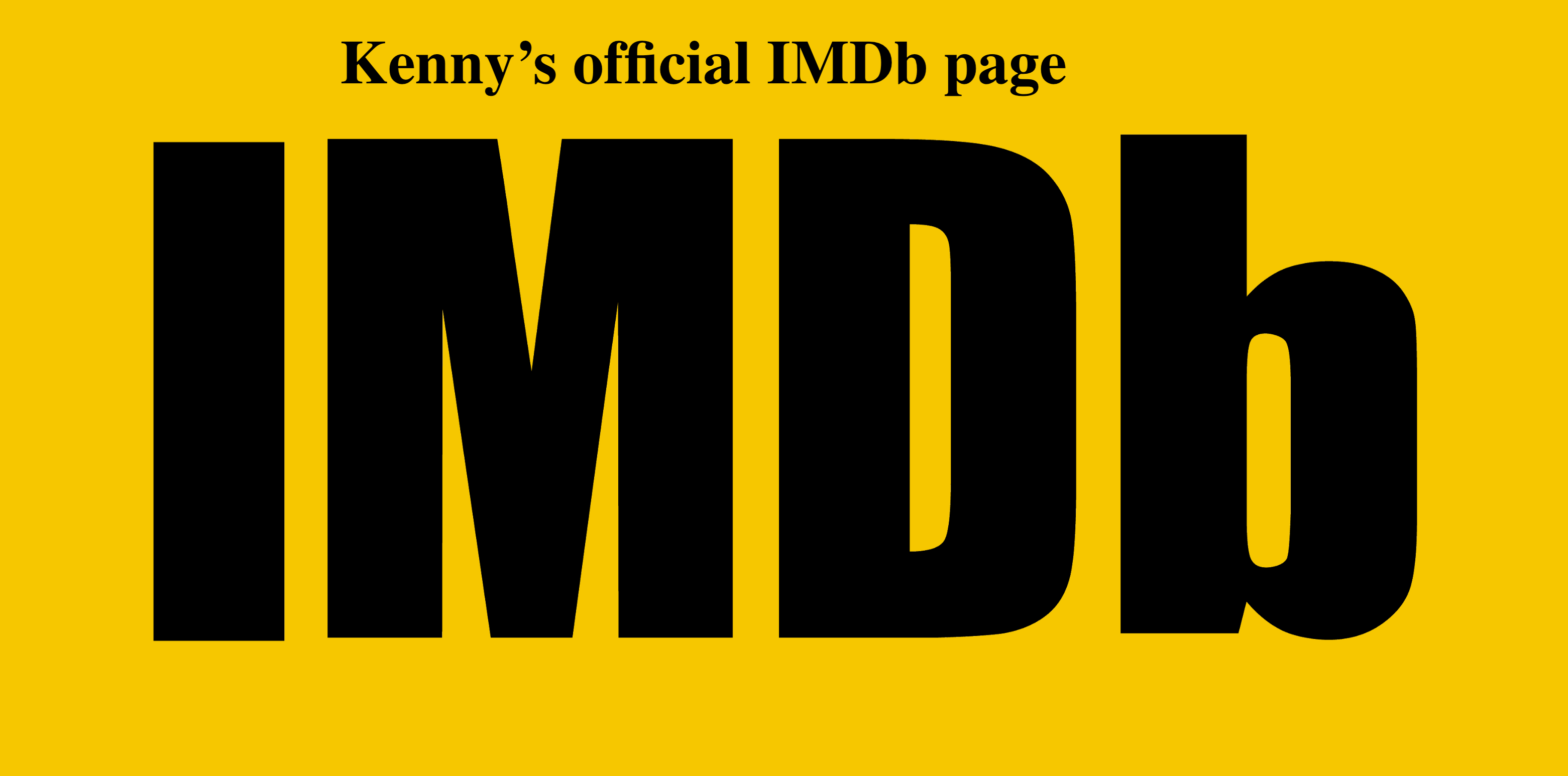 Kenny's official IMDb page
